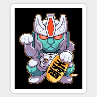 Lucky Cat-tron Sticker